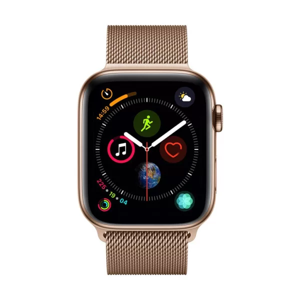 Curea Goospery Mesh Band Apple Watch (44 mm) [Gold]